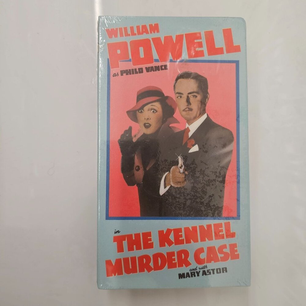 Vintage William Powell & Mary Astor In The Kennel Murder Case VHS 1933 Mystery C